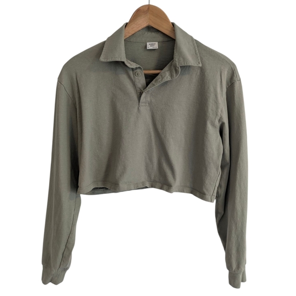 Sunday Best Roland Green Long Sleeve Polo - Picture 2 of 9